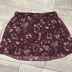 Aerie paisley skirt